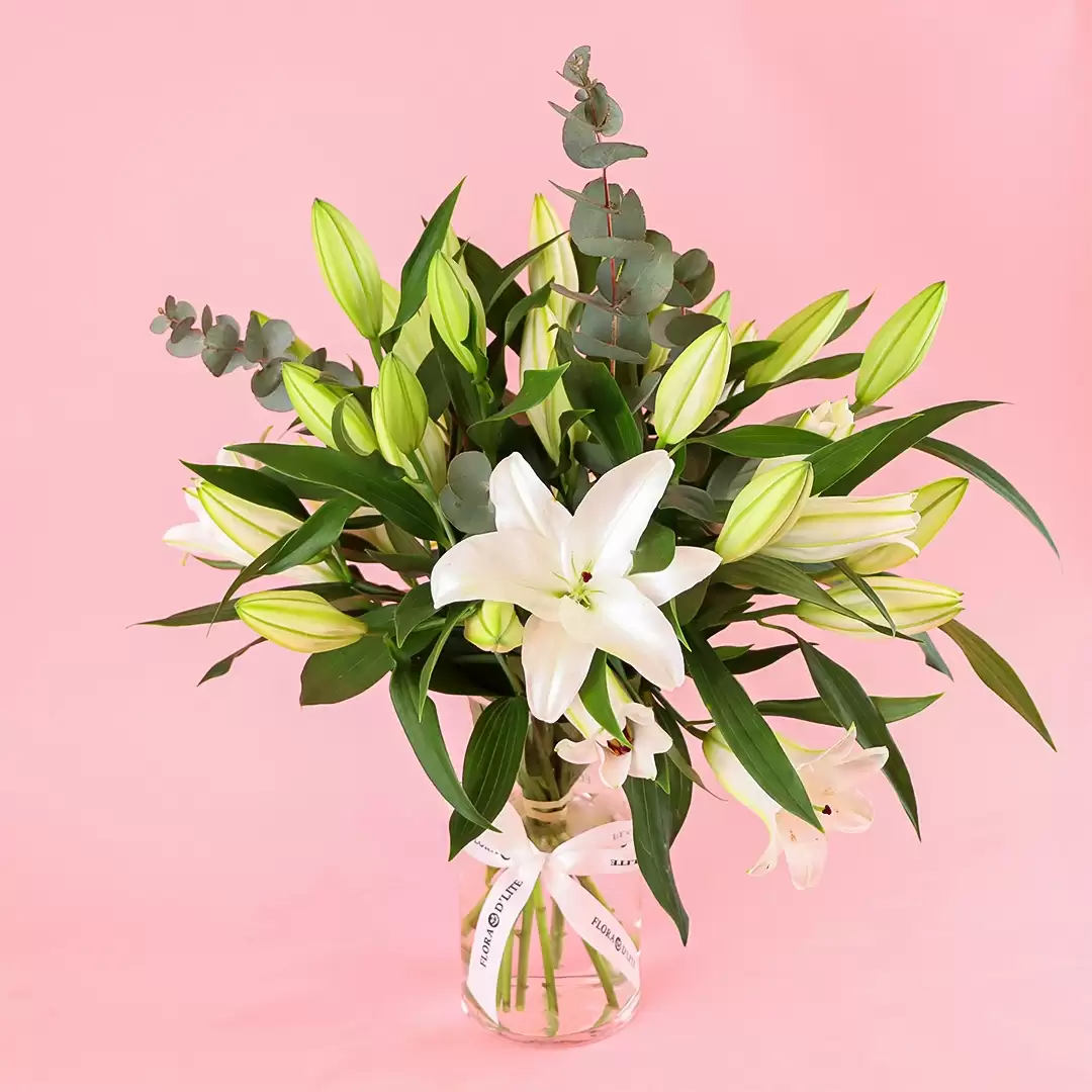 Lilies In A Vase