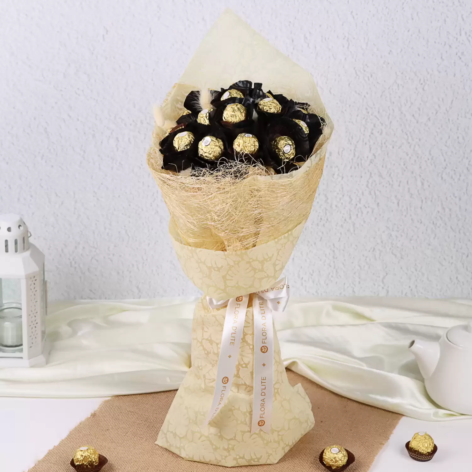 Ferrero Rocher Bouquet | Order Chocolates Online - Flora D'lite