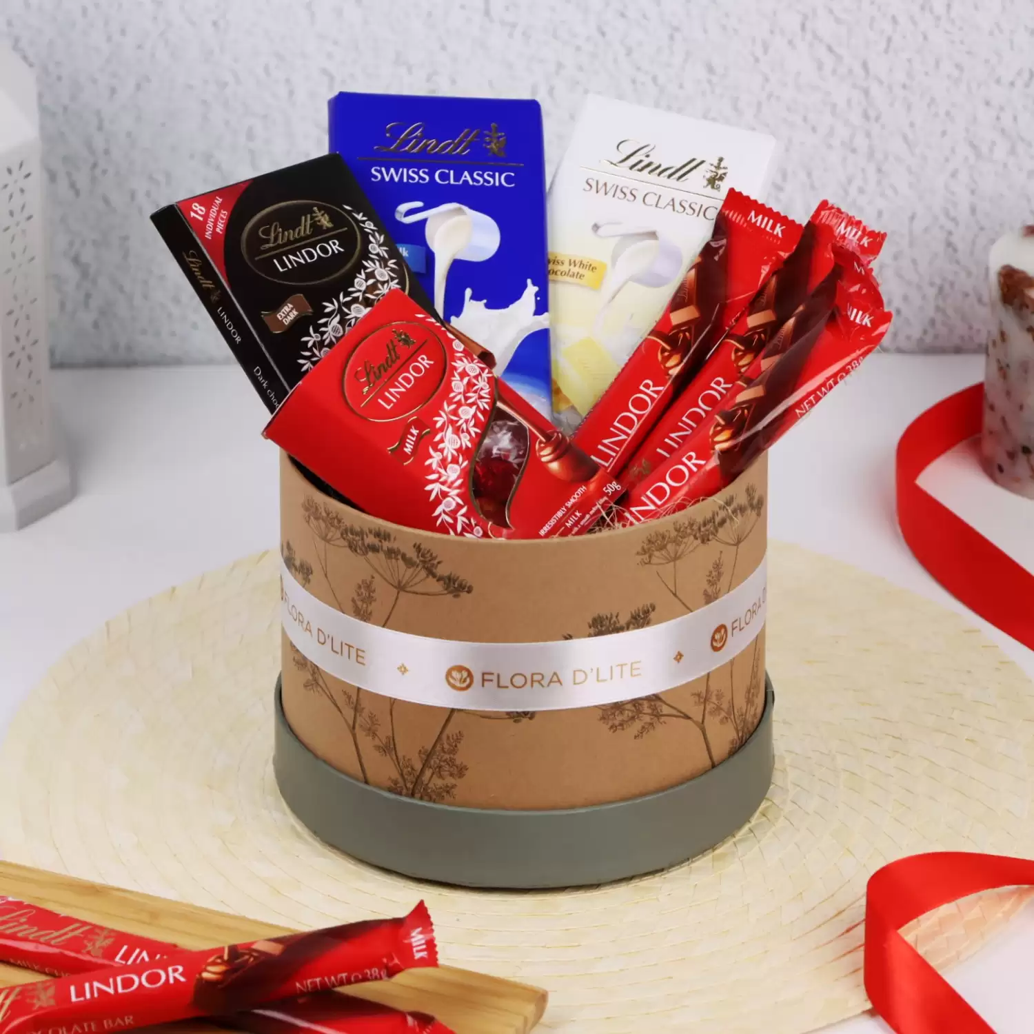 Luxe Lindt Box | Order Chocolates Online | Express Delivery Bahrain - Flora D'lite