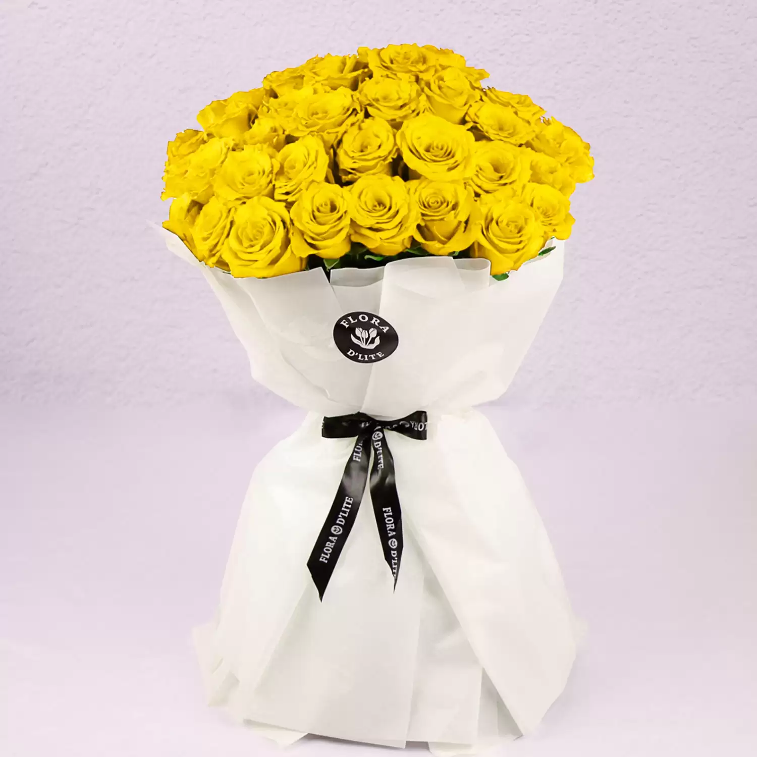 50 Yellow Rose | Order Fresh Flowers Online In Bahrain - Flora D'lite